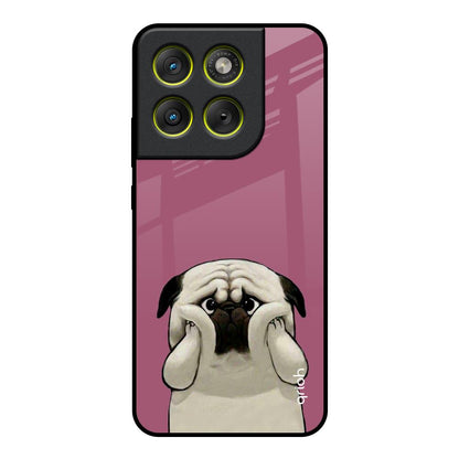 Funny Pug Face Motorola Edge 70 5G Glass Back Cover Online