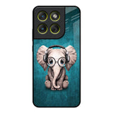 Adorable Baby Elephant Motorola Edge 70 5G Glass Back Cover Online
