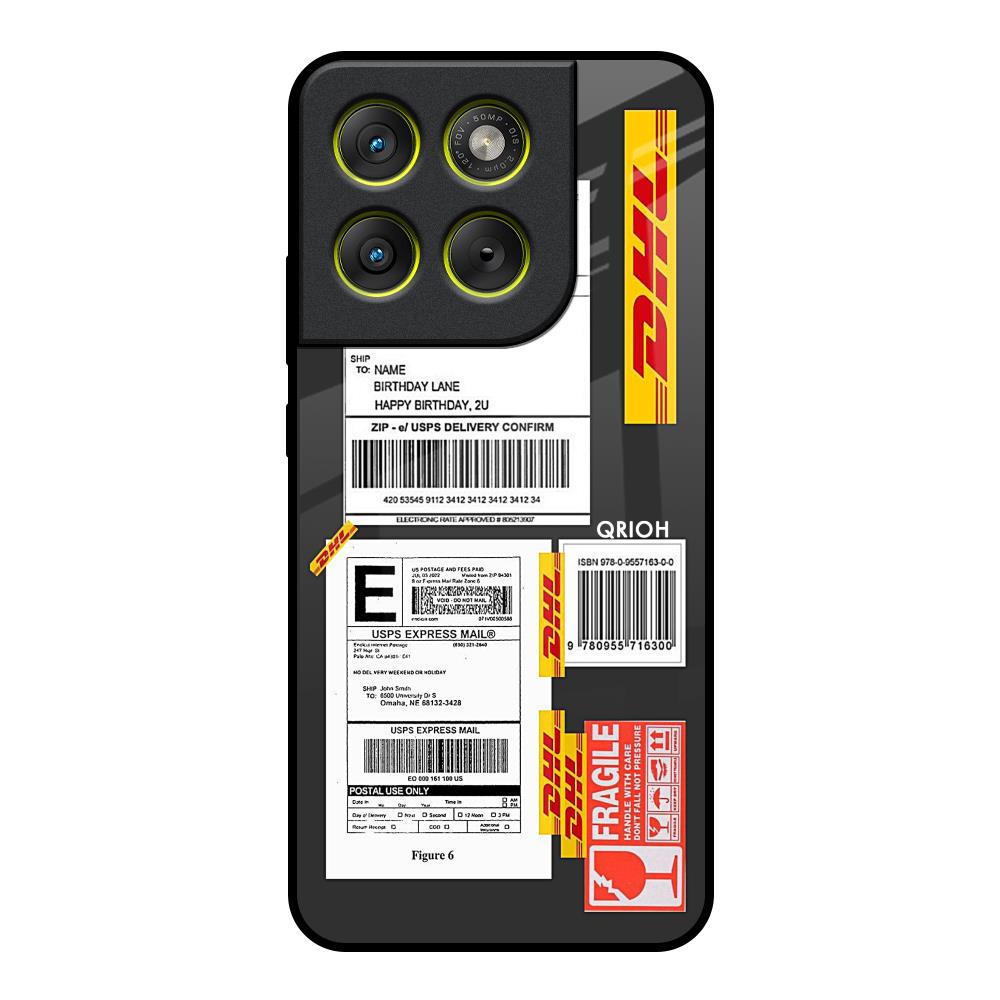 Cool Barcode Label Motorola Edge 70 5G Glass Back Cover Online