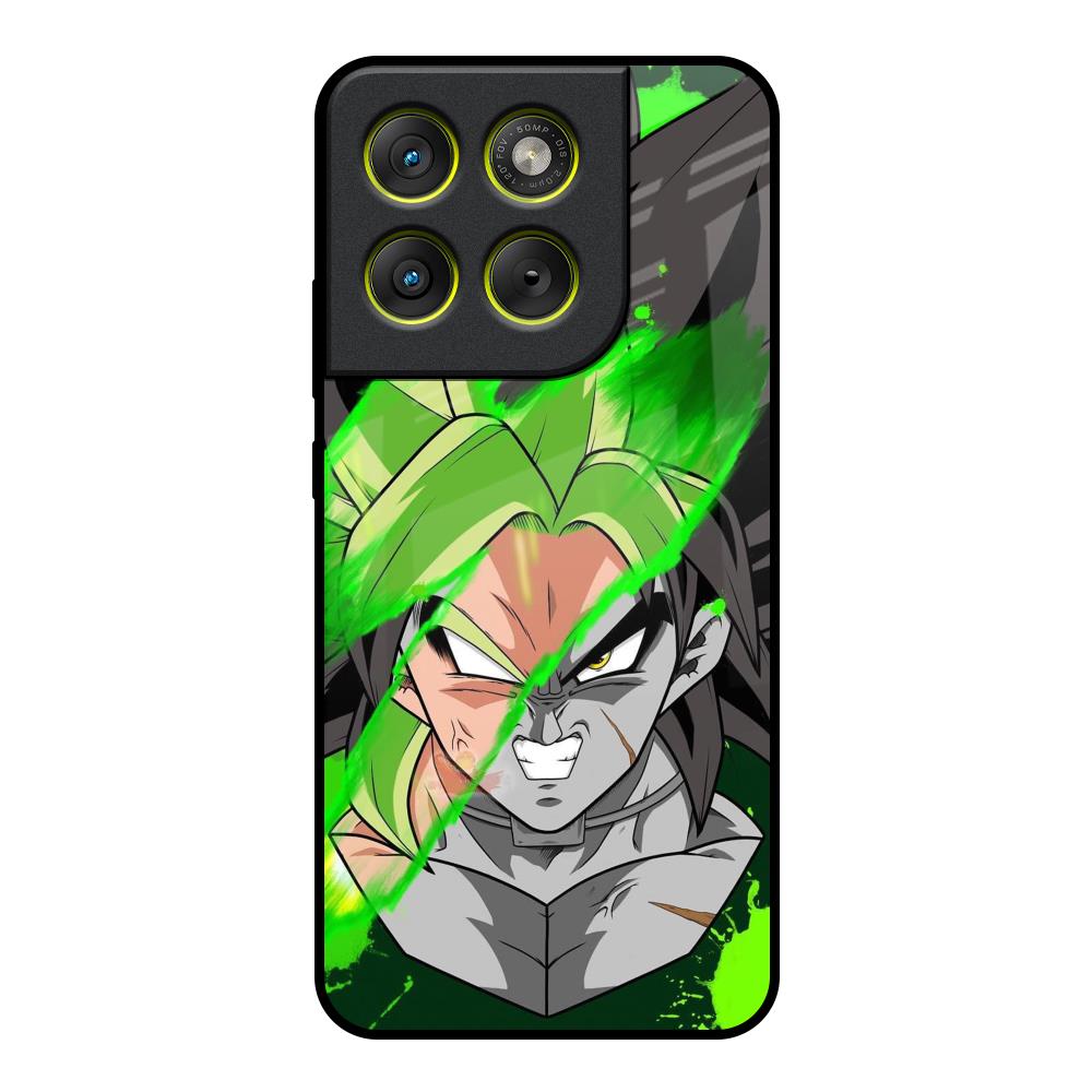 Anime Green Splash Motorola Edge 70 5G Glass Back Cover Online