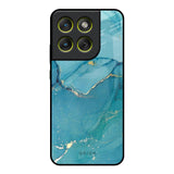 Blue Golden Glitter Motorola Edge 70 5G Glass Back Cover Online