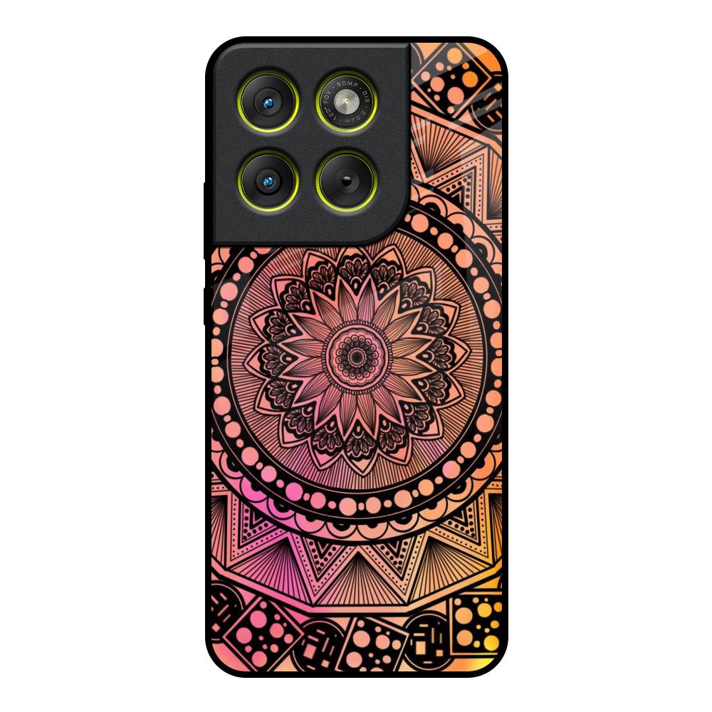 Floral Mandala Motorola Edge 70 5G Glass Back Cover Online