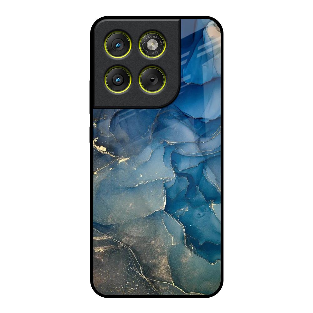 Blue Cool Marble Motorola Edge 70 5G Glass Back Cover Online