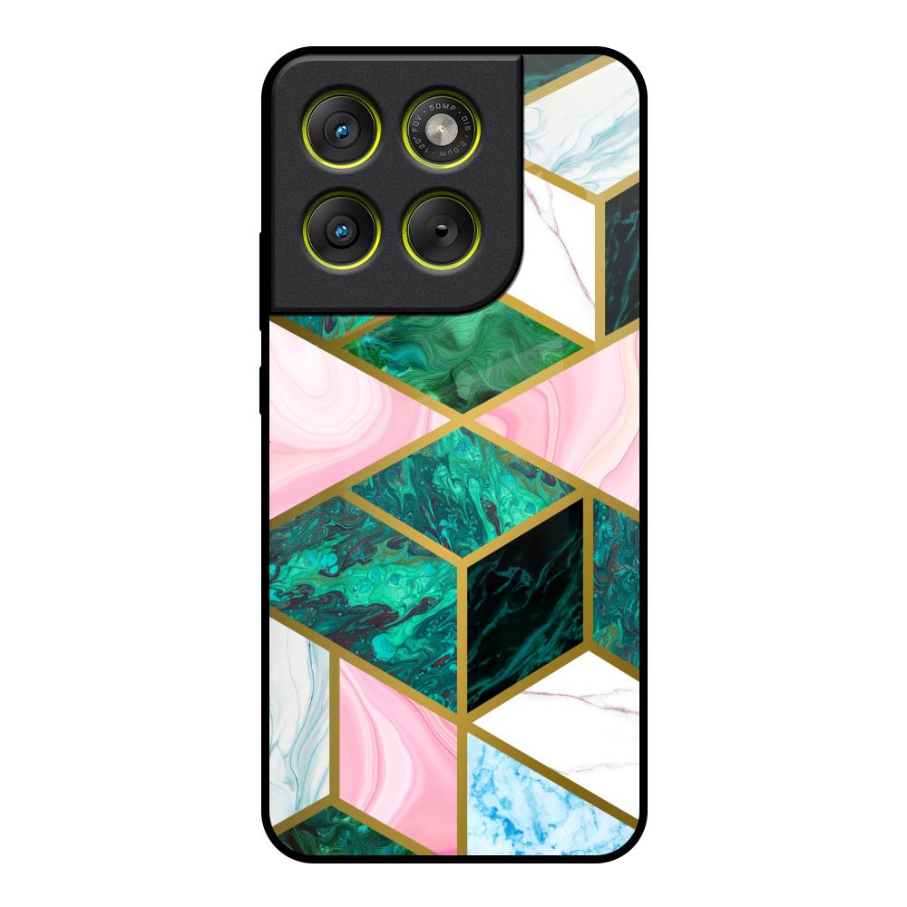 Seamless Green Marble Motorola Edge 70 5G Glass Back Cover Online