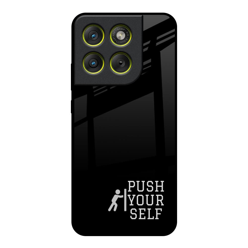 Push Your Self Motorola Edge 70 5G Glass Back Cover Online
