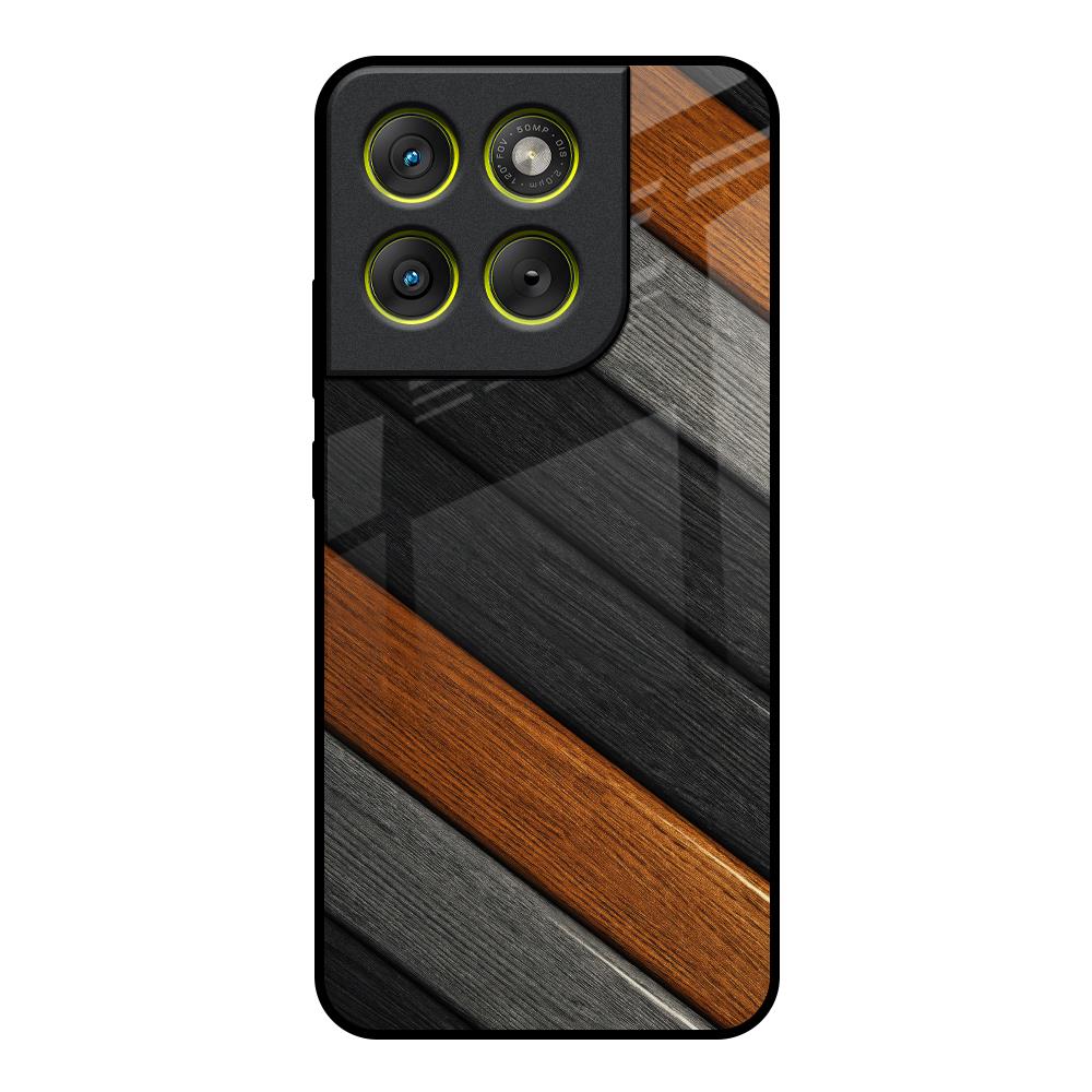 Tri Color Wood Motorola Edge 70 5G Glass Back Cover Online