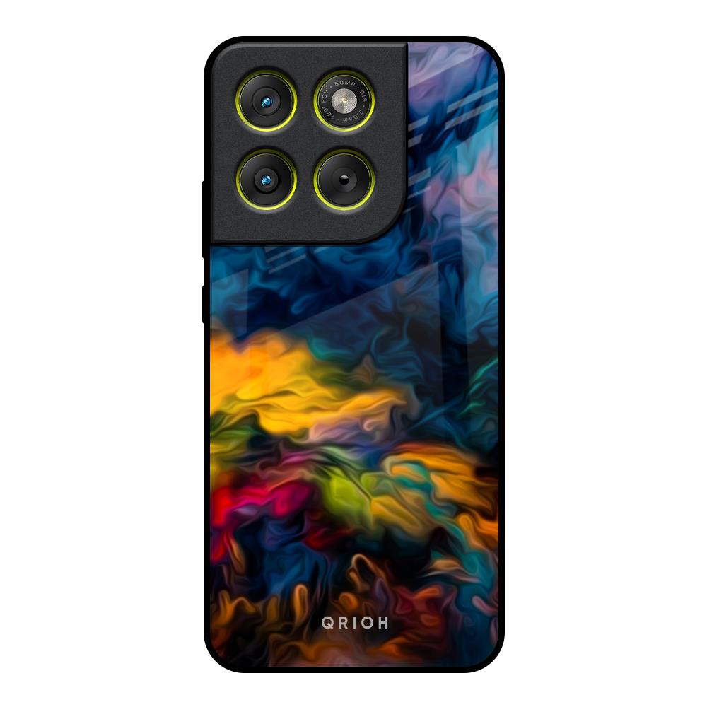 Multicolor Oil Painting Motorola Edge 70 5G Glass Back Cover Online