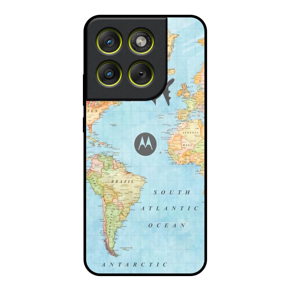 Fly Around The World Motorola Edge 70 5G Glass Back Cover Online