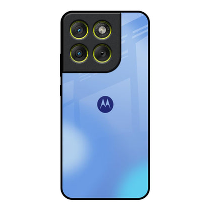 Vibrant Blue Texture Motorola Edge 70 5G Glass Back Cover Online