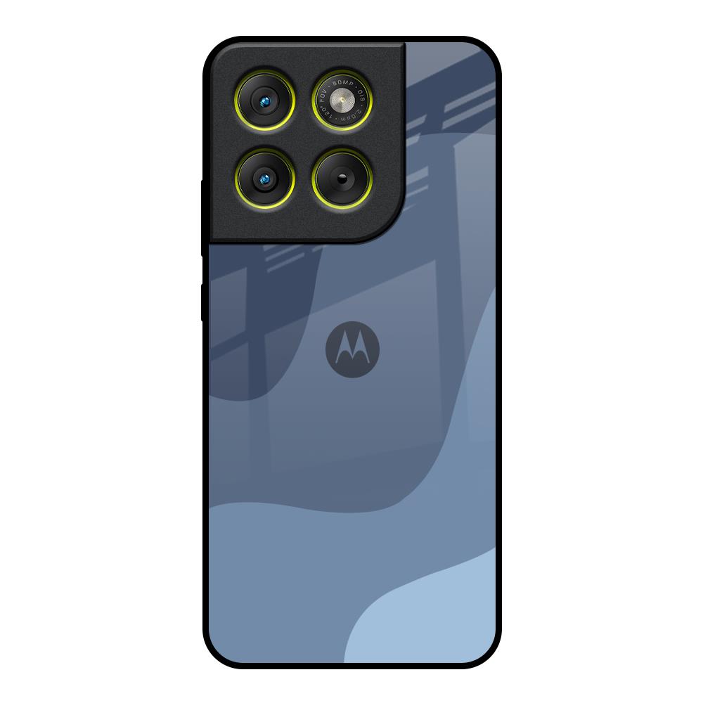 Navy Blue Ombre Motorola Edge 70 5G Glass Back Cover Online