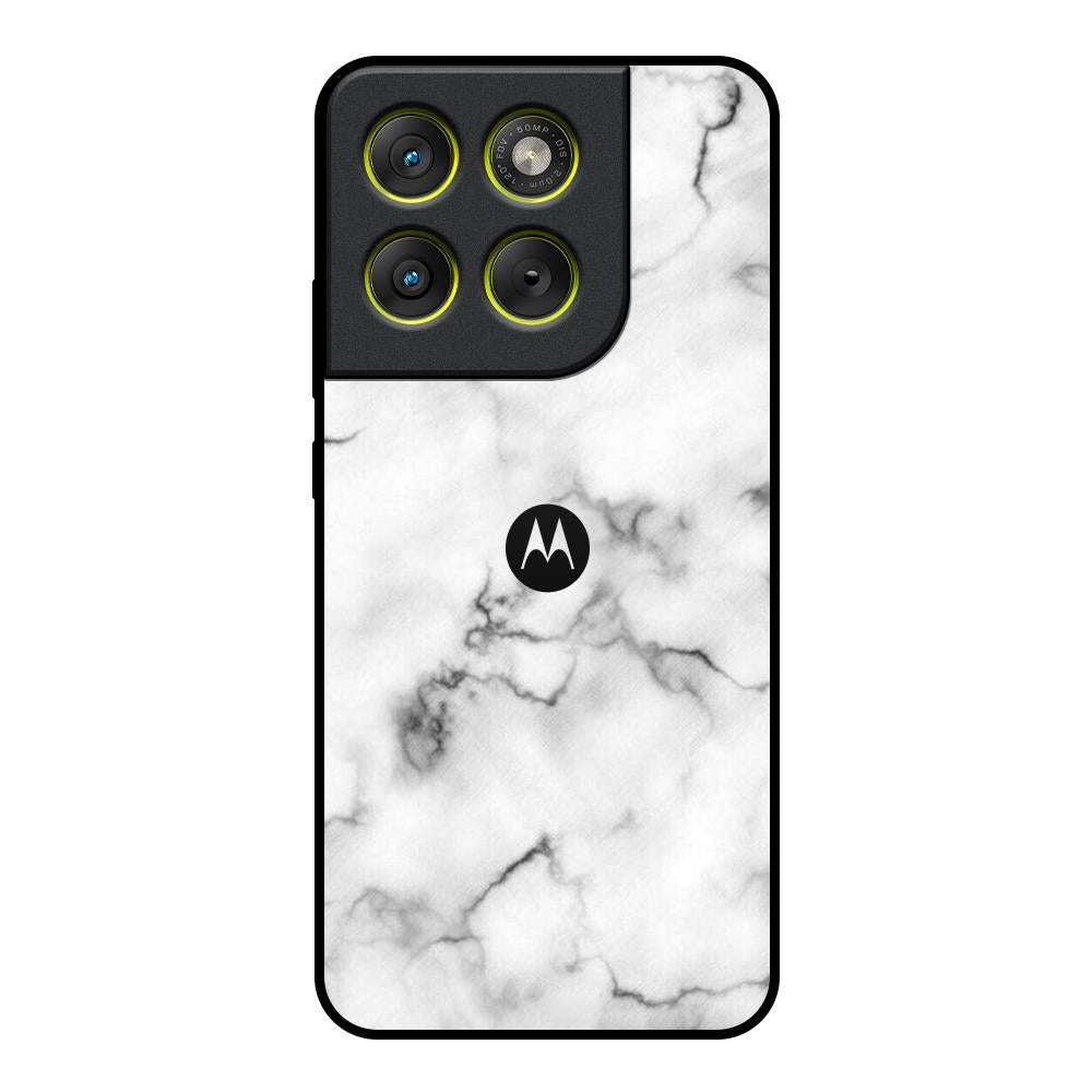 Satin White Marble Motorola Edge 70 5G Glass Back Cover Online
