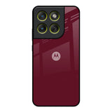 Classic Burgundy Motorola Edge 70 5G Glass Back Cover Online