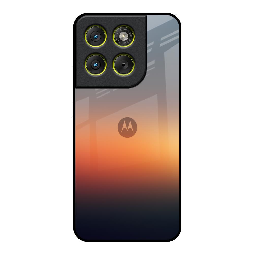 Aesthetic Orange Motorola Edge 70 5G Glass Back Cover Online