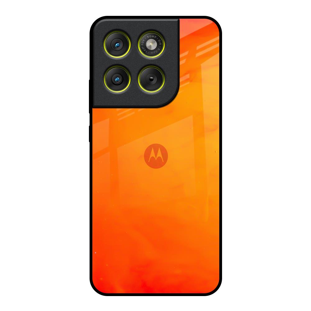 Tangy Orange Motorola Edge 70 5G Glass Back Cover Online
