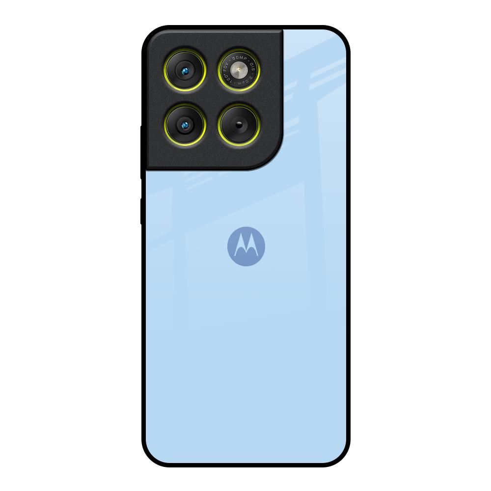 Pastel Sky Blue Motorola Edge 70 5G Glass Back Cover Online
