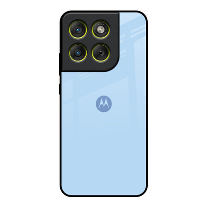 Pastel Sky Blue Motorola Edge 70 5G Glass Back Cover Online