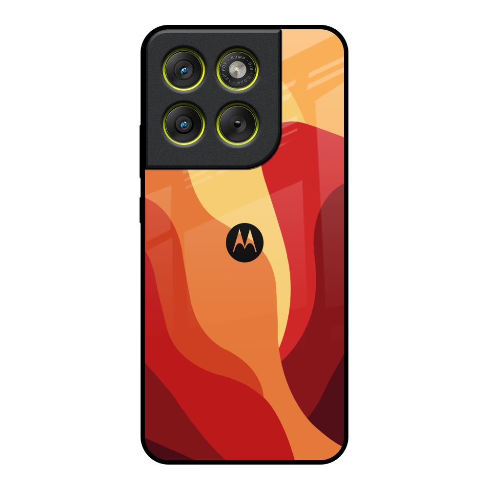 Magma Color Pattern Motorola Edge 70 5G Glass Back Cover Online
