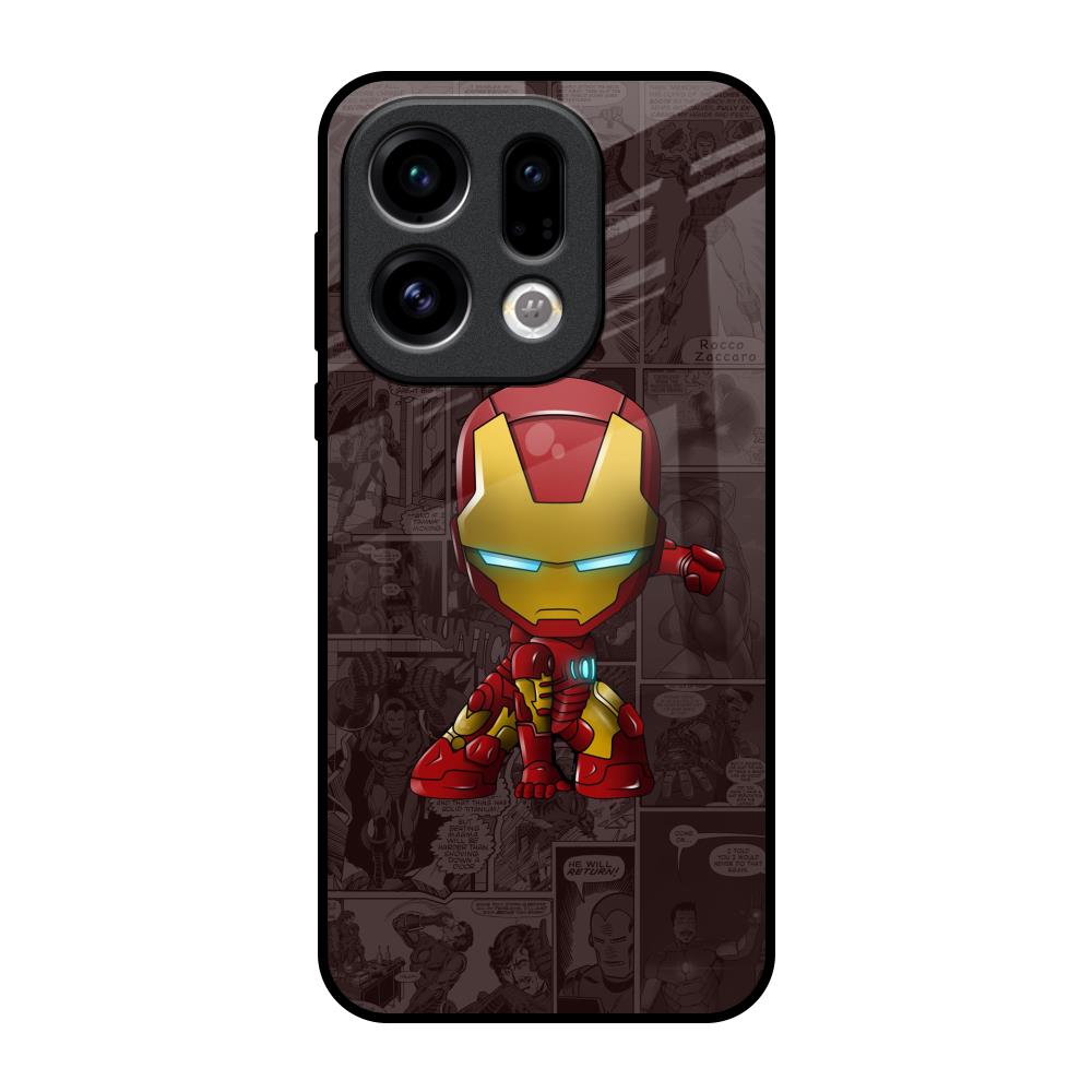 Angry Baby Super Hero Oppo Find X9 Glass Back Cover Online
