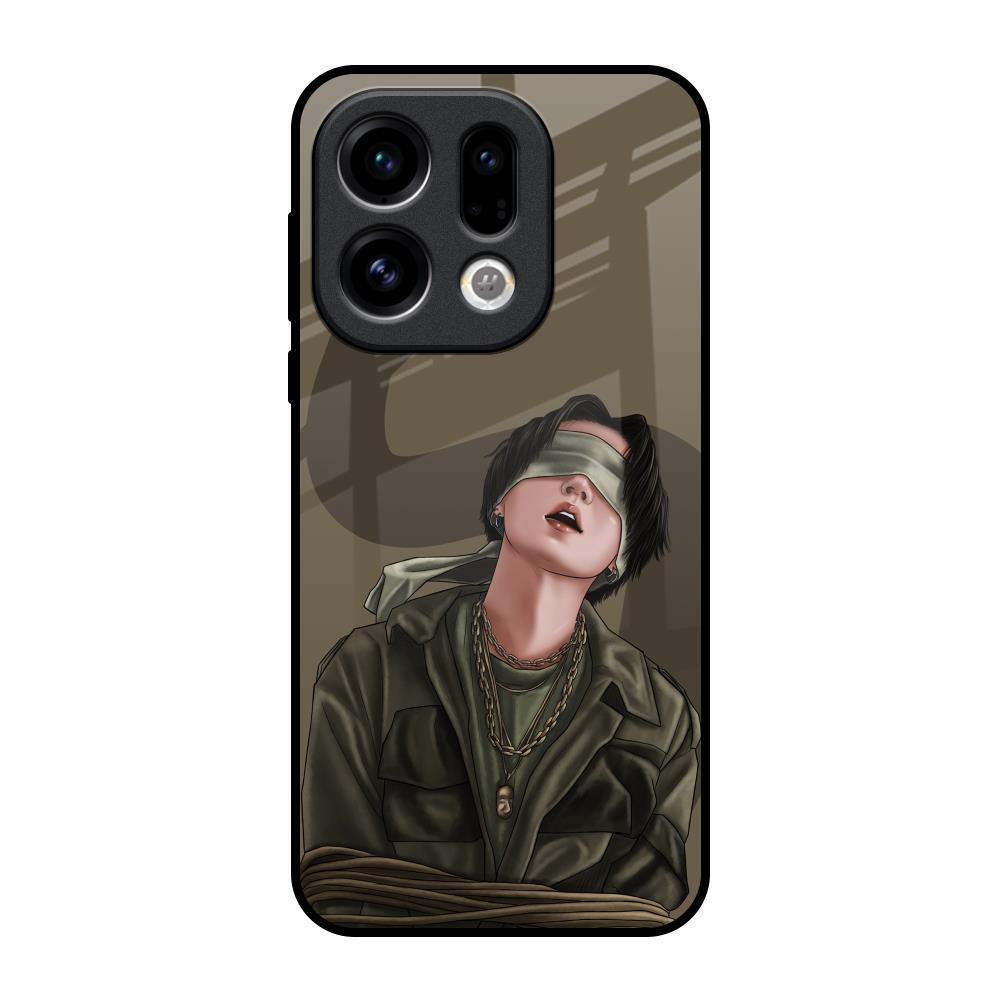 Blind Fold Oppo Find X9 Glass Back Cover Online