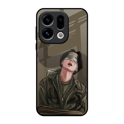 Blind Fold Oppo Find X9 Glass Back Cover Online