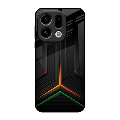 Modern Ultra Chevron Oppo Find X9 Glass Back Cover Online