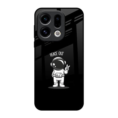 Peace Out Astro Oppo Find X9 Glass Back Cover Online