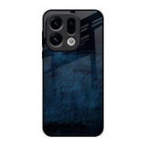Dark Blue Grunge Oppo Find X9 Glass Back Cover Online