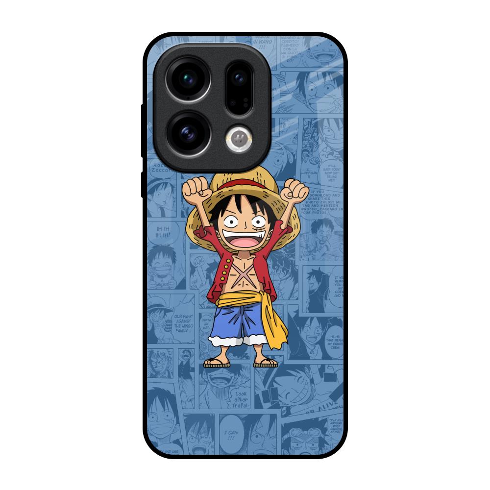 Chubby Anime Oppo Find X9 Glass Back Cover Online