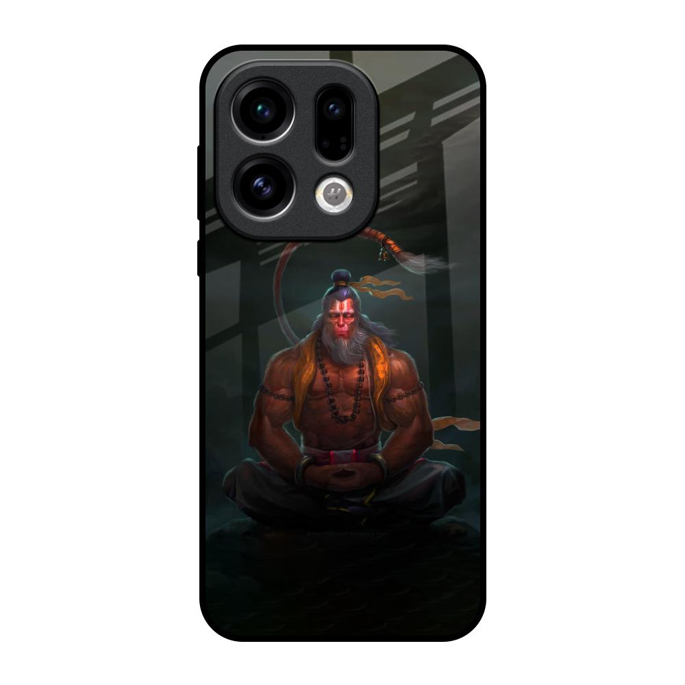 Lord Hanuman Animated Oppo Find X9 Glass Back Cover Online
