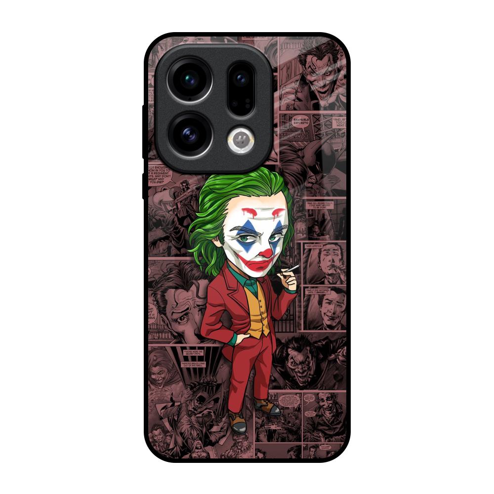 Joker Cartoon Oppo Find X9 Glass Back Cover Online