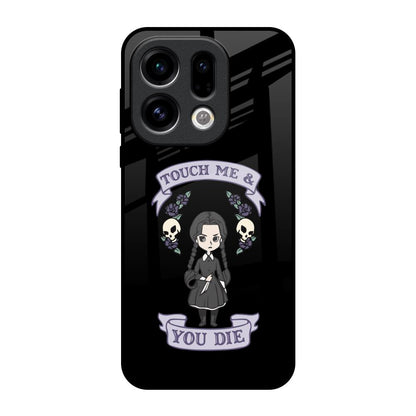 Touch Me & You Die Oppo Find X9 Glass Back Cover Online