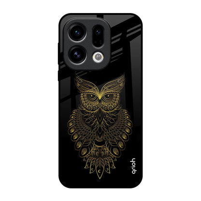 Golden Owl Oppo Find X9 Glass Back Cover Online