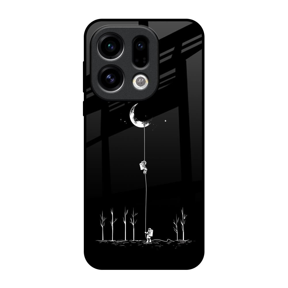 Catch the Moon Oppo Find X9 Glass Back Cover Online