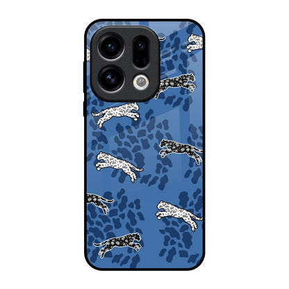 Blue Cheetah Oppo Find X9 Glass Back Cover Online