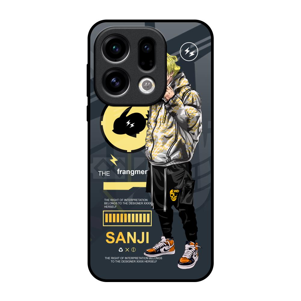 Cool Sanji Oppo Find X9 Glass Back Cover Online