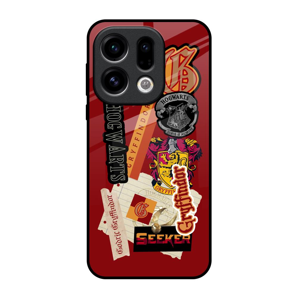 Gryffindor Oppo Find X9 Glass Back Cover Online