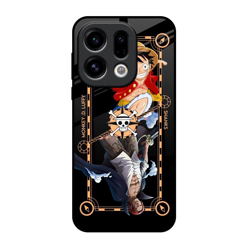 Shanks & Luffy Oppo Find X9 Glass Back Cover Online
