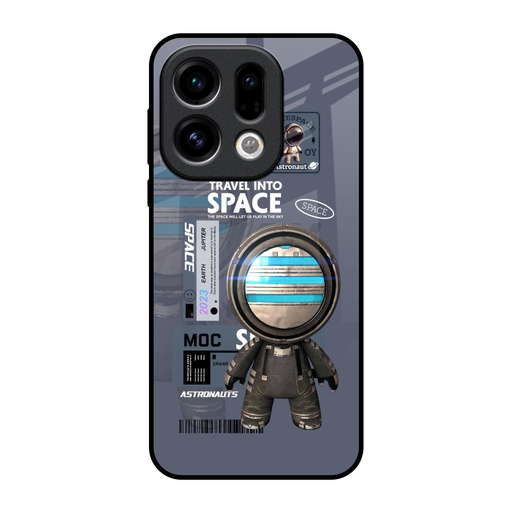 Space Travel Oppo Find X9 Glass Back Cover Online