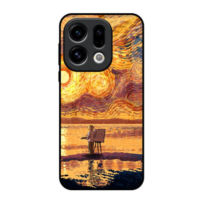 Sunset Vincent Oppo Find X9 Glass Back Cover Online