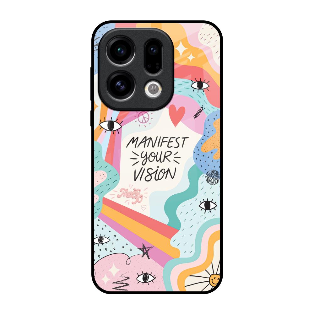 Vision Manifest Oppo Find X9 Glass Back Cover Online
