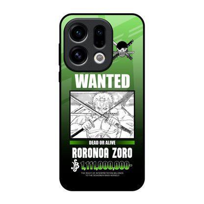 Zoro Wanted Oppo Find X9 Glass Back Cover Online