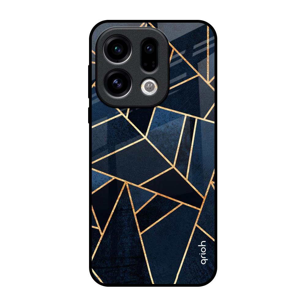 Abstract Tiles Oppo Find X9 Glass Back Cover Online