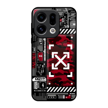 Technology Art Oppo Find X9 Glass Back Cover Online
