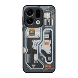 Retro Futuristic Oppo Find X9 Glass Back Cover Online