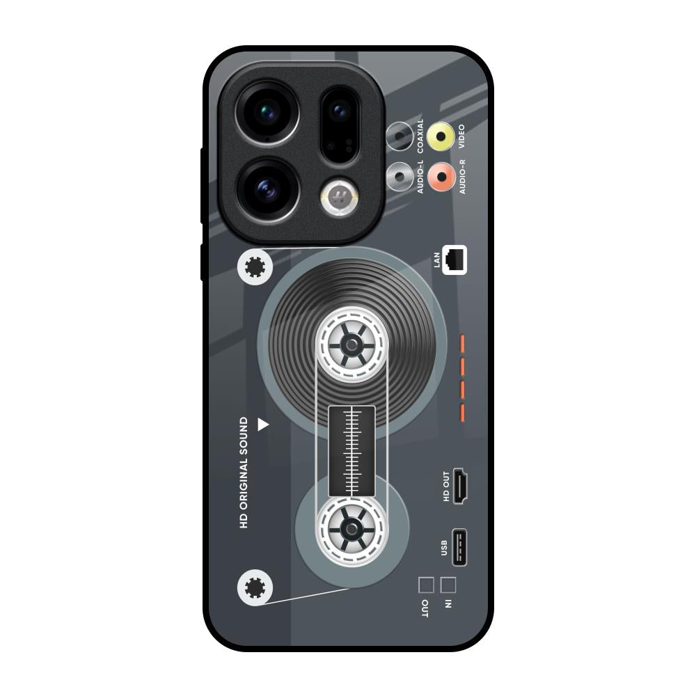 Retro Recorder Oppo Find X9 Glass Back Cover Online