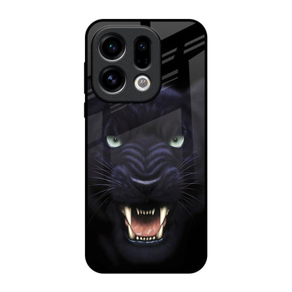 Angry Black Tiger Oppo Find X9 Glass Back Cover Online