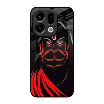 Lord Hanuman Oppo Find X9 Glass Back Cover Online