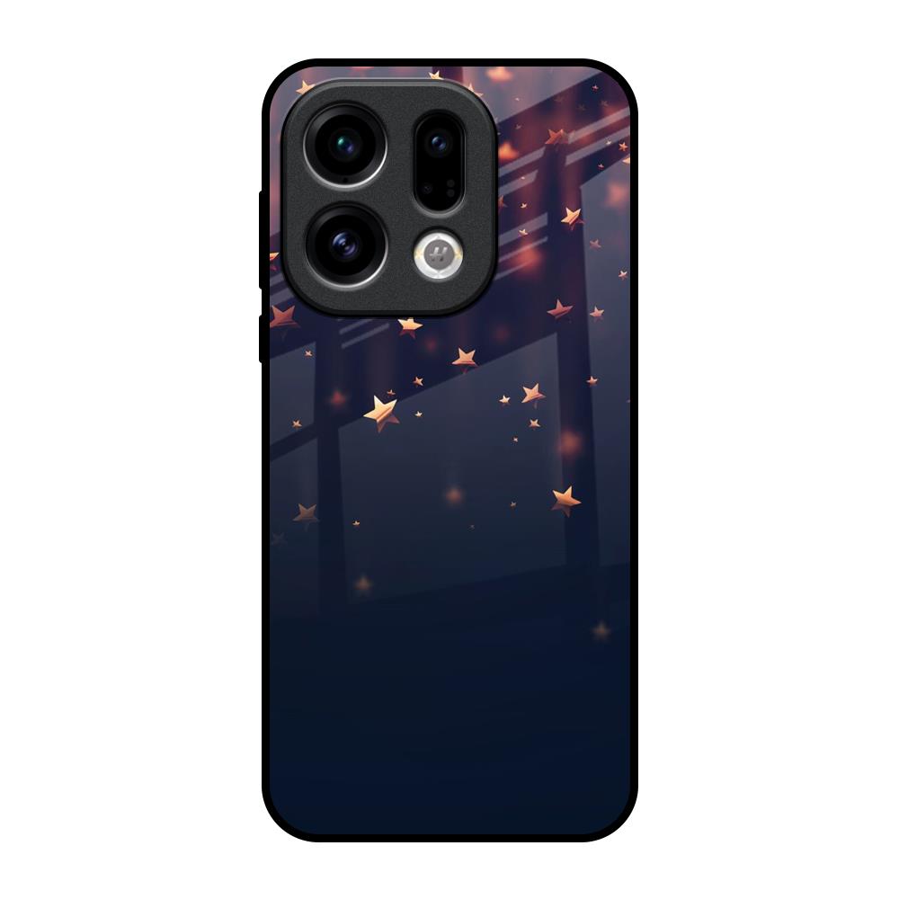 Falling Stars Oppo Find X9 Glass Back Cover Online
