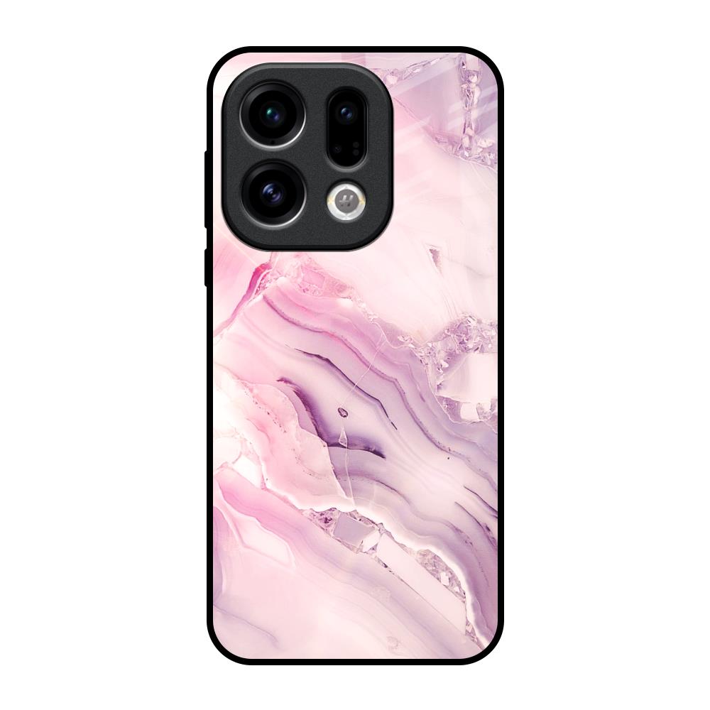Diamond Pink Gradient Oppo Find X9 Glass Back Cover Online
