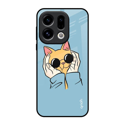 Adorable Cute Kitty Oppo Find X9 Glass Back Cover Online